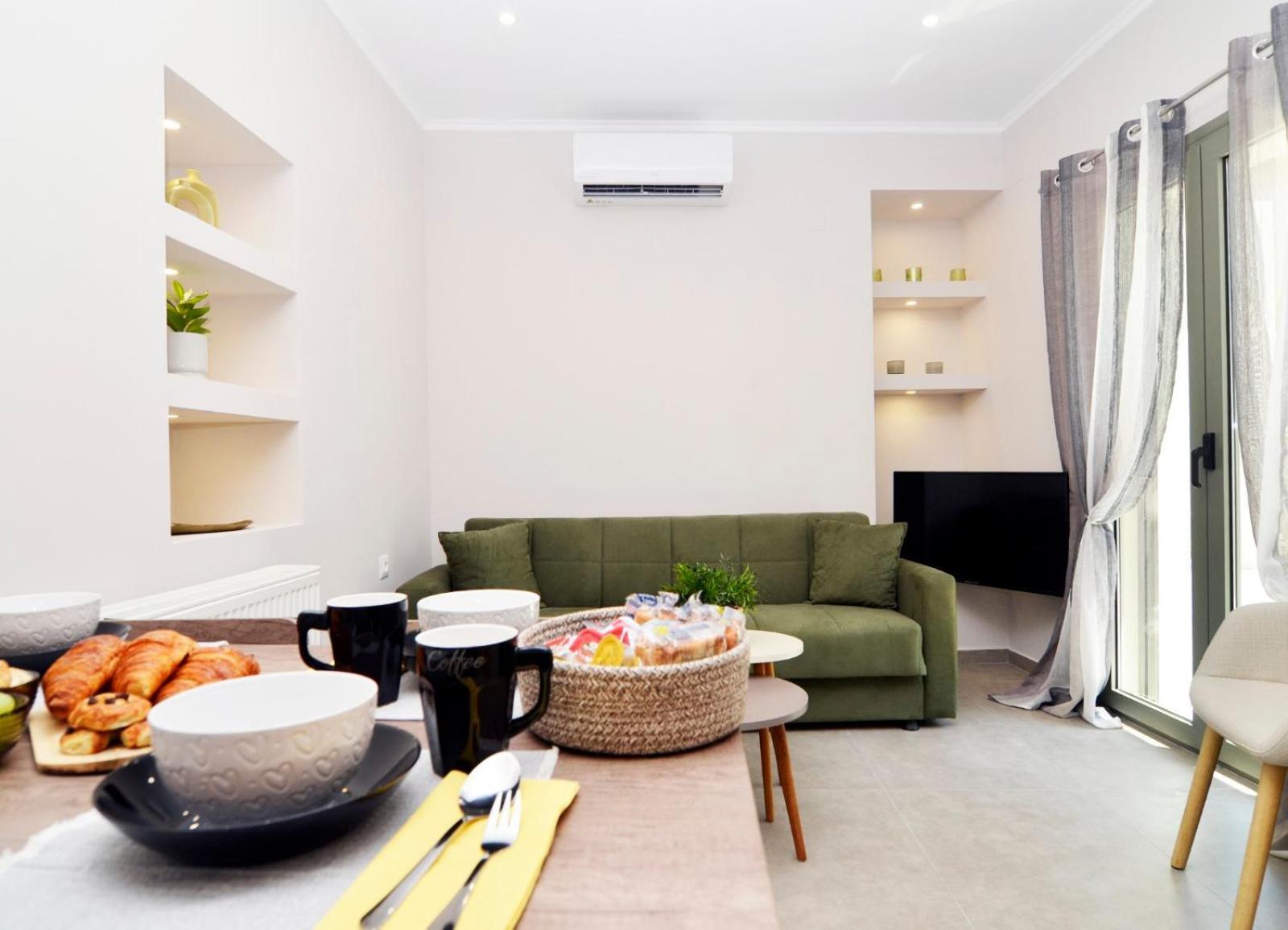 Olgas Cozy Home Hriszí Aktí Haniá Kültér fotó